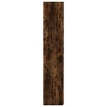 vidaXL Armoire à chaussures Chêne fumé 80x35 5x180cm Bois d'ingénierie