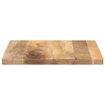 vidaXL Dessus de table 40x40x3 8 cm carré bois massif manguier