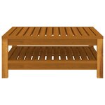 Salon de jardin meuble d'extérieur ensemble de mobilier 5 pièces avec coussin bois d'acacia solide 02_0016290