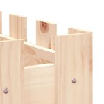 vidaXL Lit surélevé de jardin design de clôture 100x50x50cm pin massif