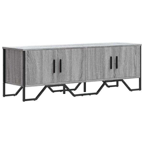 vidaXL Meuble TV sonoma gris 122x34x41 cm bois d'ingénierie