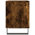 vidaXL Tables de chevet 2 Pièces chêne fumé 40x35x50 cm bois ingénierie