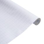 vidaXL Film pour fenêtre dépoli design à rayures 45x1000 cm PVC