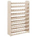 vidaXL Casier à vin 72 5x25x111 5 cm Bois de pin massif