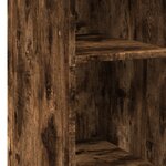 vidaXL Buffet chêne fumé 30x41x93 cm bois d'ingénierie