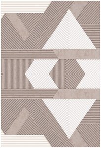 Tapis de salon ZINO 120 x 180 cm - Beige