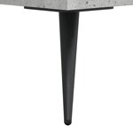 vidaXL Buffet haut Gris béton 69 5x34x180 cm Bois d'ingénierie