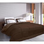 Couette chaude Microfibre Choco & Moka 200 x 200 cm