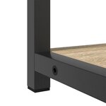 vidaXL Armoire de lavabo en chêne Sonoma 80x30x60 cm en bois d'ingénierie
