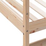 vidaXL Lit superposé sans matelas 90x190 cm bois massif de pin