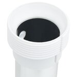 vidaXL Base de parasol enterrée pour mât 40-50 mm argenté aluminium