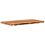 vidaXL Dessus de meuble-lavabo de salle de bain Acacia 100x52x3 8 cm