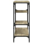 vidaXL Table console chêne sonoma 100x30x75 cm bois d'ingénierie