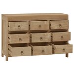 vidaXL Commode 80x30x55 cm Bois massif de teck