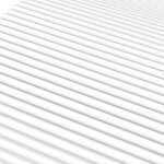 vidaXL Matelas en mousse blanc 200x220 cm dureté H2 H3