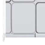 vidaXL Store roulant de douche 80x240 cm Carré
