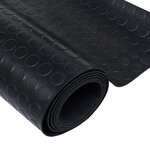 vidaXL Tapis en caoutchouc antidérapant avec points 2 x 1 m