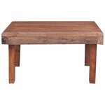 vidaXL Table basse 60 x 45 x 23 cm Bois de récupération solide