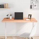 vidaXL Dessus de bureau 110x60x4 cm bois massif de hêtre
