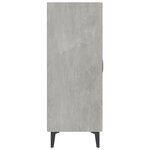 vidaXL Buffet Gris béton 70x34x90 cm Bois d'ingénierie