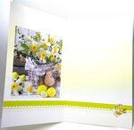 Carte Joyeuses Pâques Bonne Fête - Avec Enveloppe 12x19 5cm