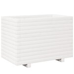 vidaXL Jardinière blanc 70x40x49 5 cm bois de pin massif