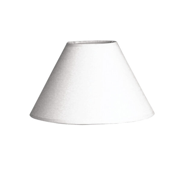Abat-jour rond blanc 19 5 cm Hauteur 12 5 cm