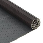 vidaXL Tapis rectangulaire marron foncé 100x200 cm bambou
