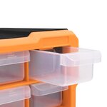 vidaXL Organisateur multi-tiroirs avec 39 tiroirs 38x16x47 cm