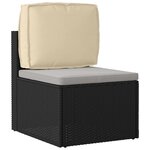 vidaXL Coussin de palette pour dossier Beige 50x40x12 cm en tissu Oxford
