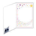Carte Petite PENSÉE pour toi Message Humoristique avec Enveloppe Illustrée format 17 5x12cm Chat plane pour moi Chat va Transat Cool Relax Drôle Amusant Rigolo Création Fabrication française 69-6221