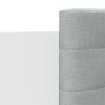 vidaXL Cadre de lit avec LED sans matelas blanc 90x190 cm
