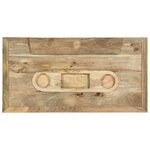 vidaXL Table basse Style cassette 100x52x45 cm Bois de manguier massif