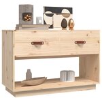 vidaXL Meuble TV 90x40x60 cm Bois de pin massif