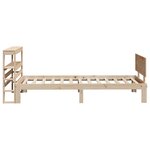 vidaXL Cadre de lit avec tête de lit 75x190 cm bois de pin massif