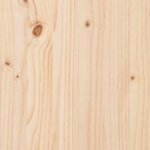 vidaXL Support de moniteur 100x24x13 cm Bois de pin solide