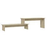 vidaXL Meuble TV Chêne sonoma 180x30x43 cm Aggloméré