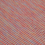 vidaXL Tapis à tissage plat d'extérieur 100x200 cm Rouge