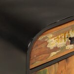 vidaXL Buffet 140x35x70 cm bois massif de récupération et métal