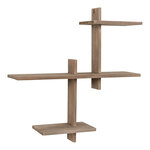 Étagère murale en bois de pin 53 x 15 x 56 cm