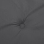 vidaXL Coussins de chaise à dossier haut lot de 2 anthracite