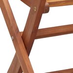 vidaXL Chaises de jardin pliantes lot de 6 51x66x95 cm bois d'acacia