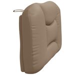vidaXL Coussin de tête de lit cappuccino 100 cm similicuir