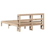 vidaXL Cadre de lit avec tête de lit 150x200 cm bois de pin massif