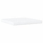 vidaXL Lit avec matelas gris foncé 200x200 cm velours
