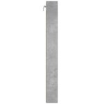 vidaXL Armoire à vitrine gris béton 100x8 5x75 cm bois d’ingénierie