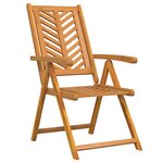 vidaXL Ensemble de salle à manger de jardin 7 pièces en bois d'acacia