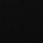Lit Box Spring vidaXL avec Matelas Noir 140x200 cm Tissu