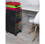 Set À Roulettes Pour Modulos Roller Set Office - Noir - Exacompta