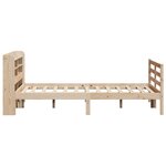 vidaXL Cadre de lit avec tête de lit 140x190 cm bois de pin massif
